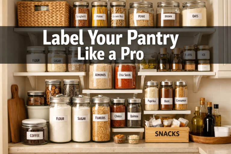 How to Label Your Pantry Like a Professional Organizer