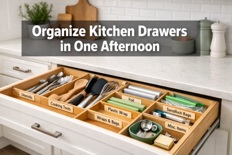 How to Organize Kitchen Drawers in One Afternoon