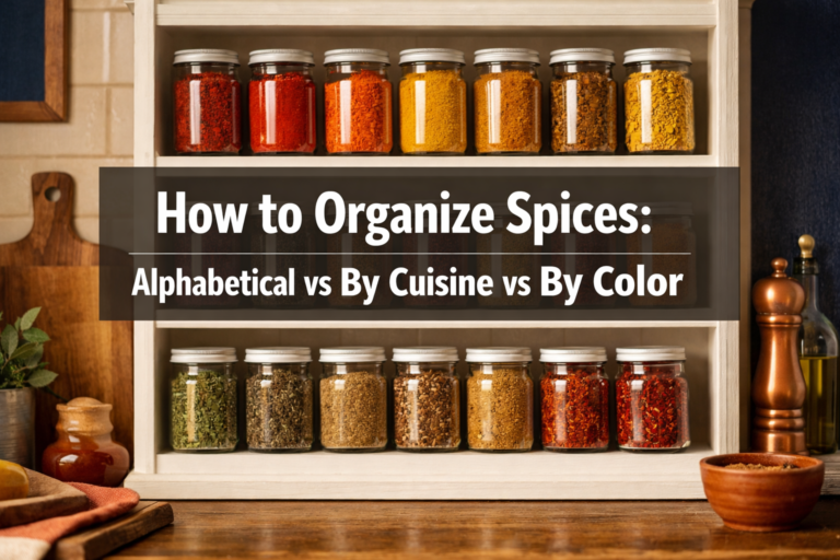 How to Organize Spices: Alphabetical vs By Cuisine vs By Color