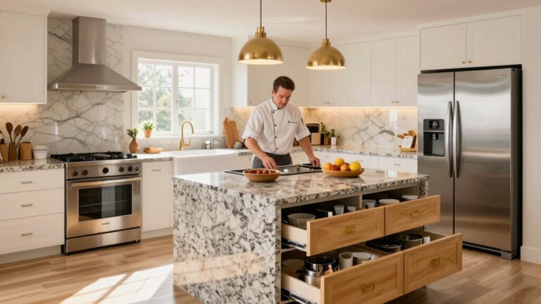 efficient functional kitchen workflow