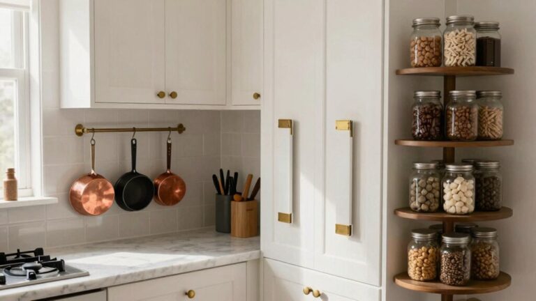 kitchen storage space maximization
