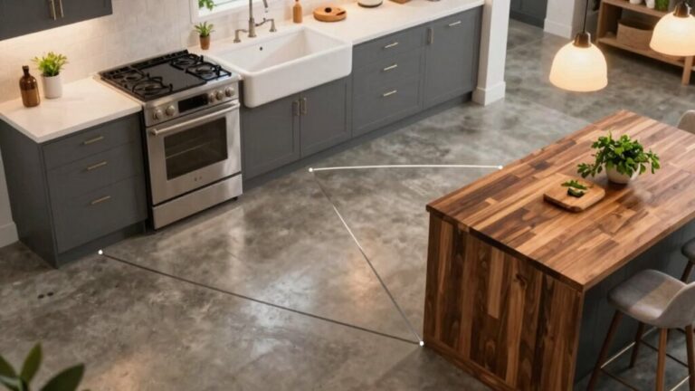 kitchen triangle efficiency planning