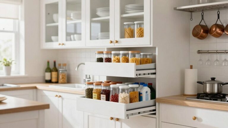 maximize kitchen cabinet space