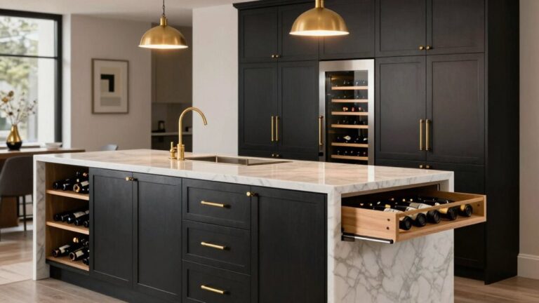maximized storage kitchen islands