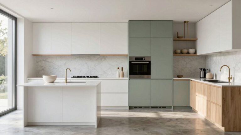 minimal clean kitchen design