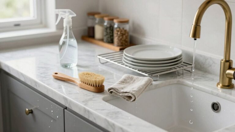 seven step spotless kitchen cleanup