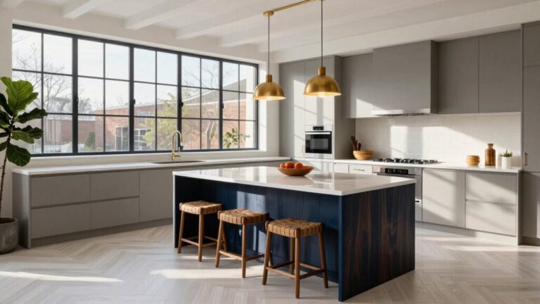 u shaped kitchen with island