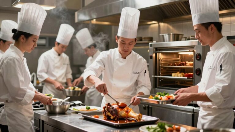 efficient professional kitchen workflow
