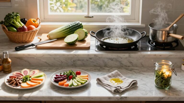 eight stage kitchen workflow