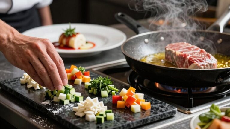 master food preparation workflow stages