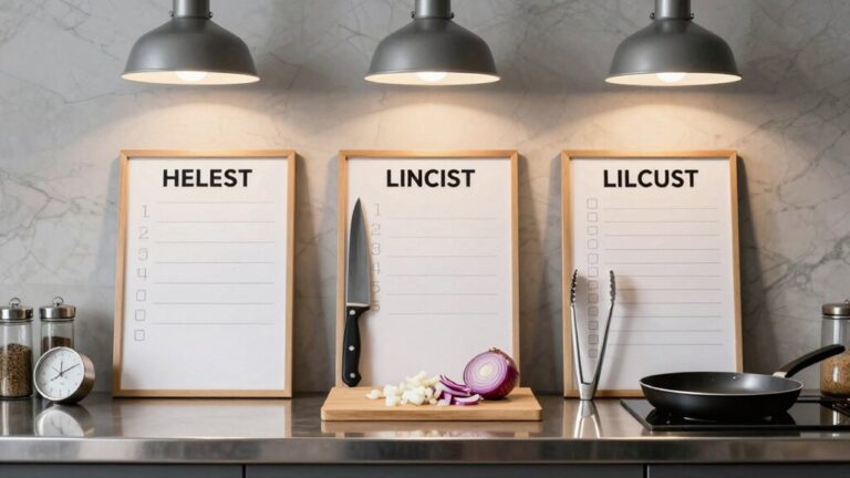 streamlined kitchen workflow checklists